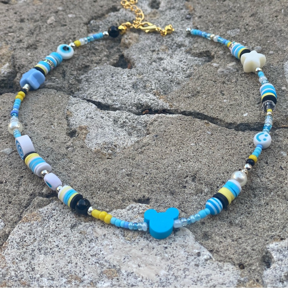Mickey Mouse beaded choker‎ necklace - Picture 11 of 14